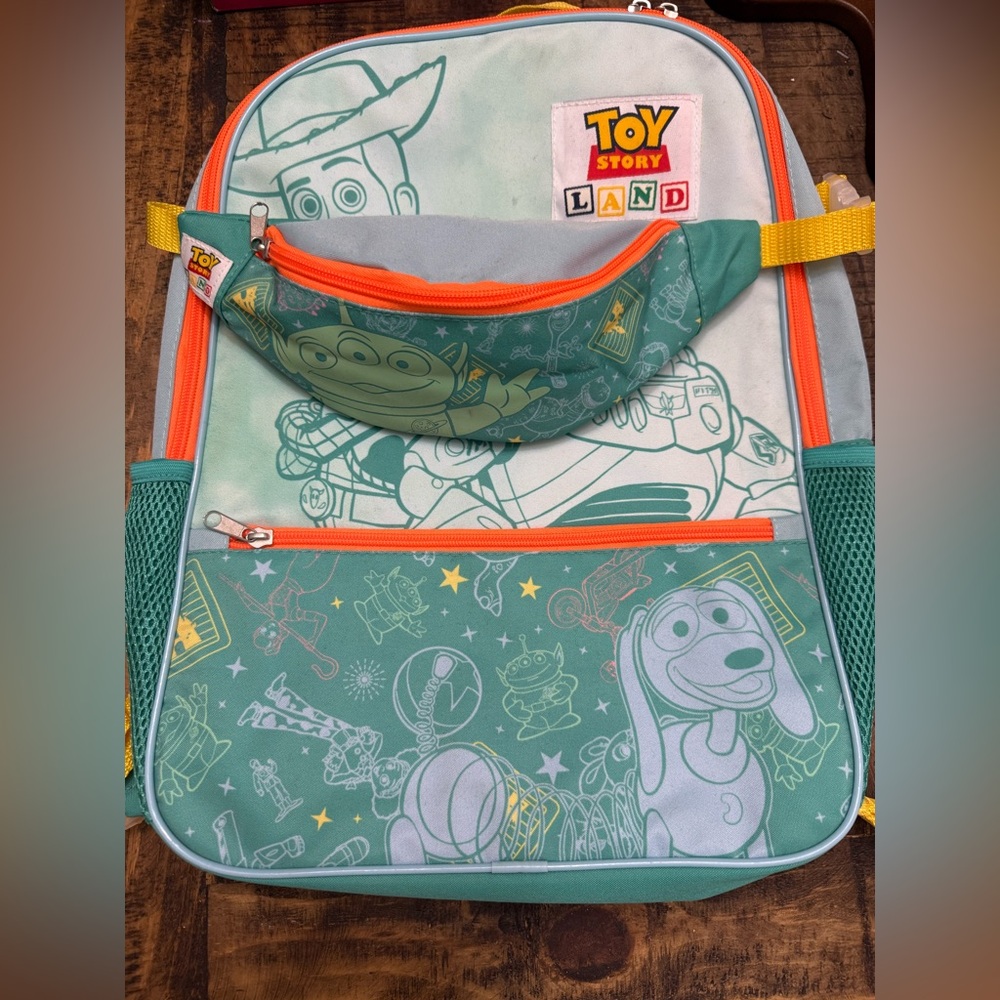 Disney Toy Story Land Backpack - Green and Yellow